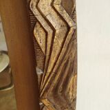 Art deco oval mirror - 81x48cm