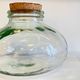 Bonbonnes vintage en verre soufflé et liège
