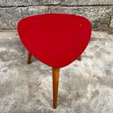 Triangular table tripod red