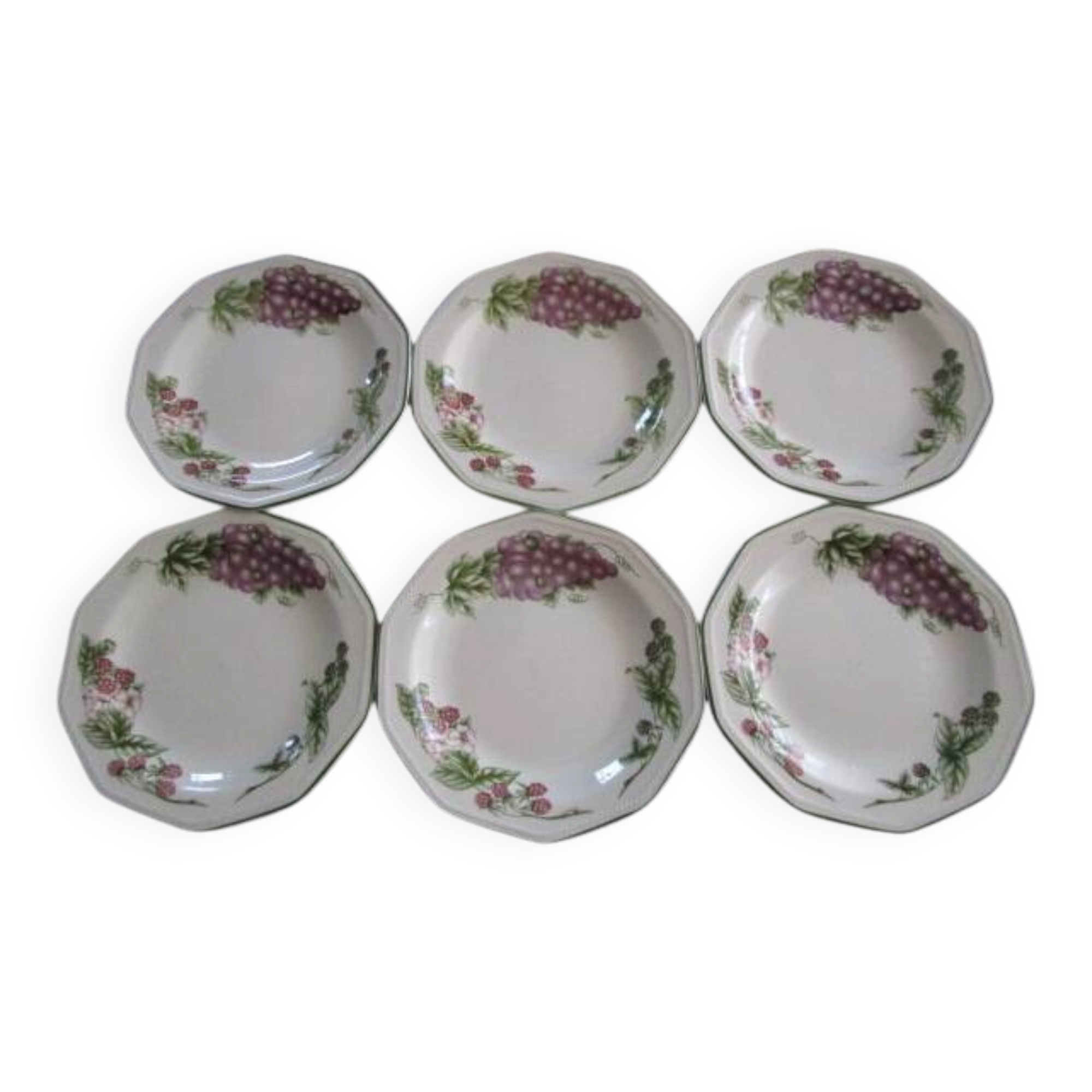 6 dessert plates The Chartwell Collection - Churchill England