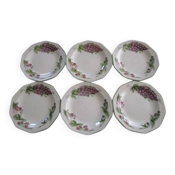 6 dessert plates The Chartwell Collection - Churchill England