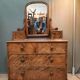 Mahogany toilet chest of drawers
