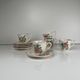 Set of 5 KG Luneville cups + saucers – Réverbère model