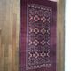 Ancient Beloutch carpet pure hand knotted wool - 197x104cm
