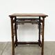 Table d'Appoint Bambou & Bois –Art Nouveau Fin XIXe