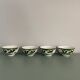 Set of 4 Chinese porcelain bowls, rooster patterns.