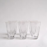 Set of 6 glasses in Wiskhy by Zéphir Busine for the Verreries de Boussu 1960s