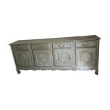 Low sideboard with four doors and four drawers