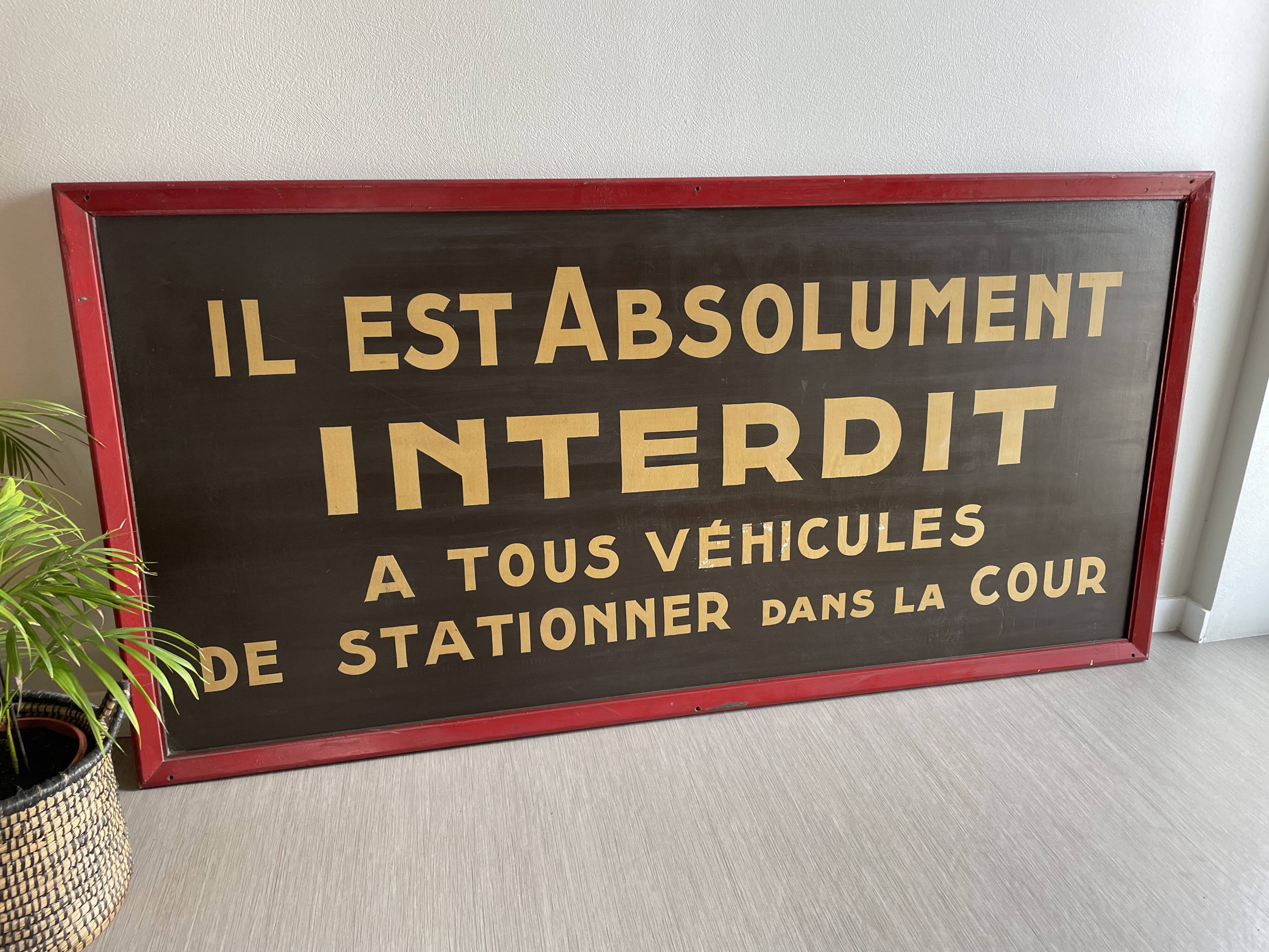 Painted garage panel