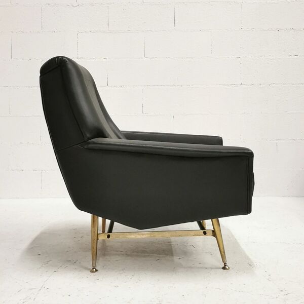 Paire de fauteuils Guy Besnard 1960