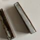 Set of 7 modernist pyrite stoneware potter's knife holders 1970