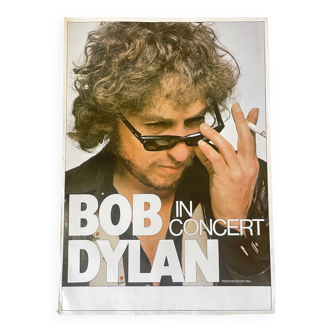 Affiche promotionnelle Bob Dylan années 80