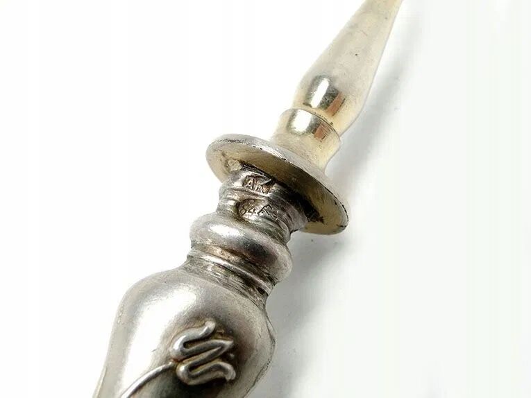 AB7 Silver Salad Spoon 84 / Polish Secession