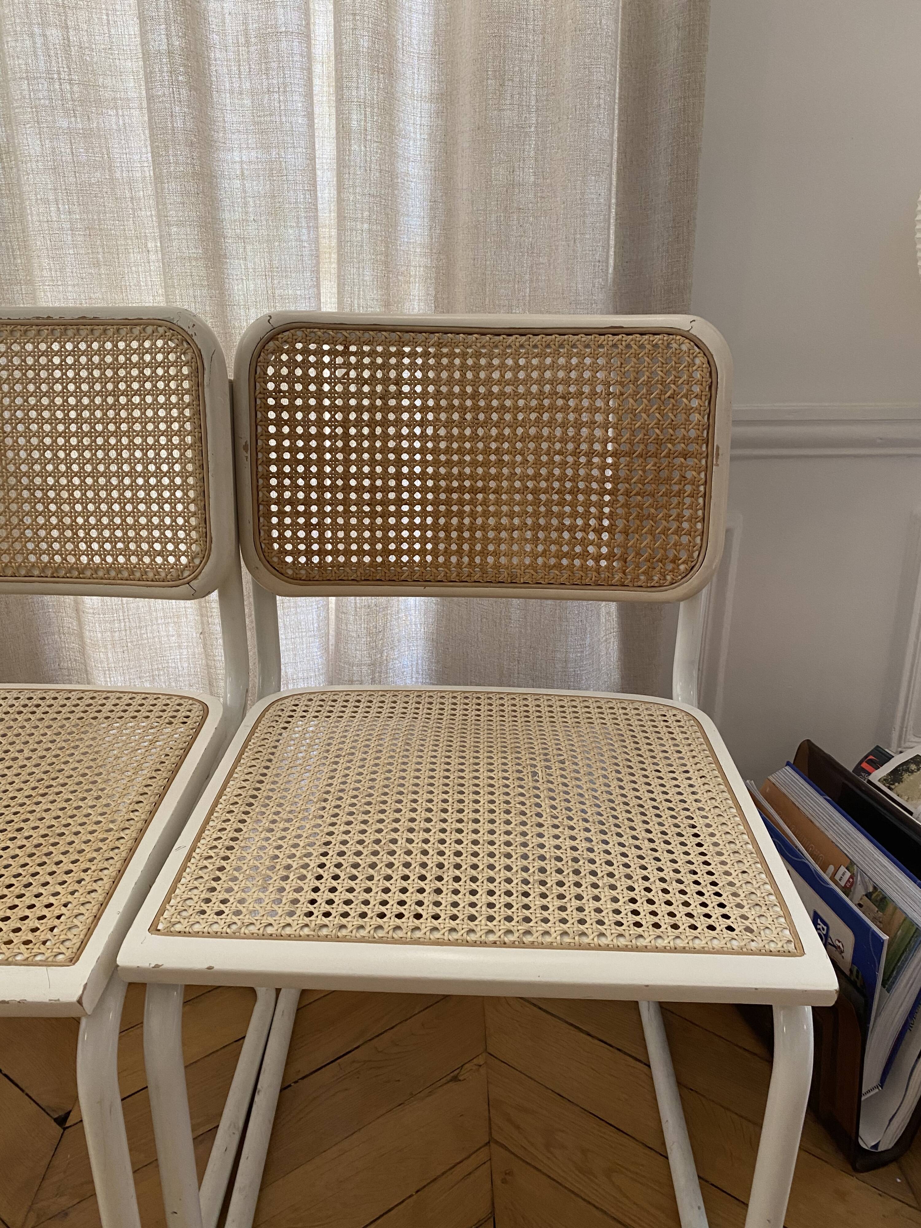 Set of 4 Marcel Breuer chairs