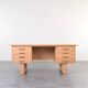 Bureau en chêne du milieu du siècle par Torben Valeur et Henning Jensen pour Dyrlund, années 1960.
