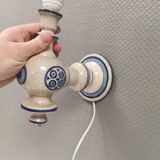 Ceramic wall lamp by Allan Hytholm for his own workshop Denmark 1980s