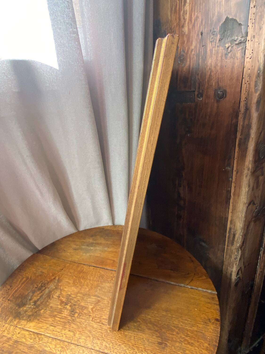 Painting on wood, mimosas, Belli