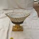 Antique Empire-style porcelain basket