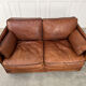1980s two-seater leather sofa