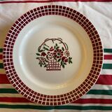 Set of 9 Badonviller plates