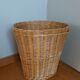 Wicker rattan or paper clothesbasket or paper