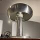 Lampe 'Donut' aluminium brossé, Design Space Age, ca 1960