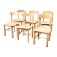 Set of six Scandinavian dining chairs by Rainer Daumiller
