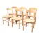 Set of six Scandinavian dining chairs by Rainer Daumiller
