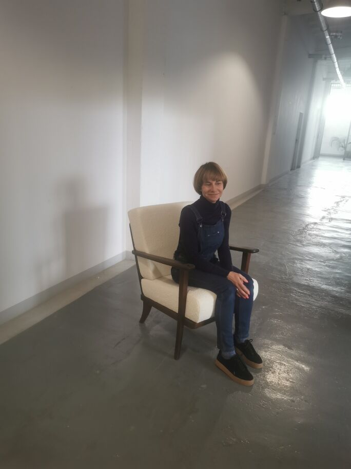 Set of ton boucle armchairs 60's