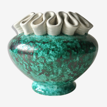 Art Deco vase in earthenware manufacture Ste Radegonde