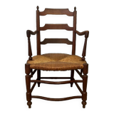 Provençal straw armchair from the 18th century