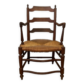 Provençal straw armchair from the 18th century