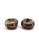 Shaped stoneware salt shakers, free form, 1970s ceramic.