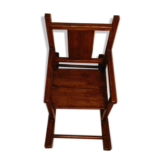 Fauteuil à bascule bois massif enfant