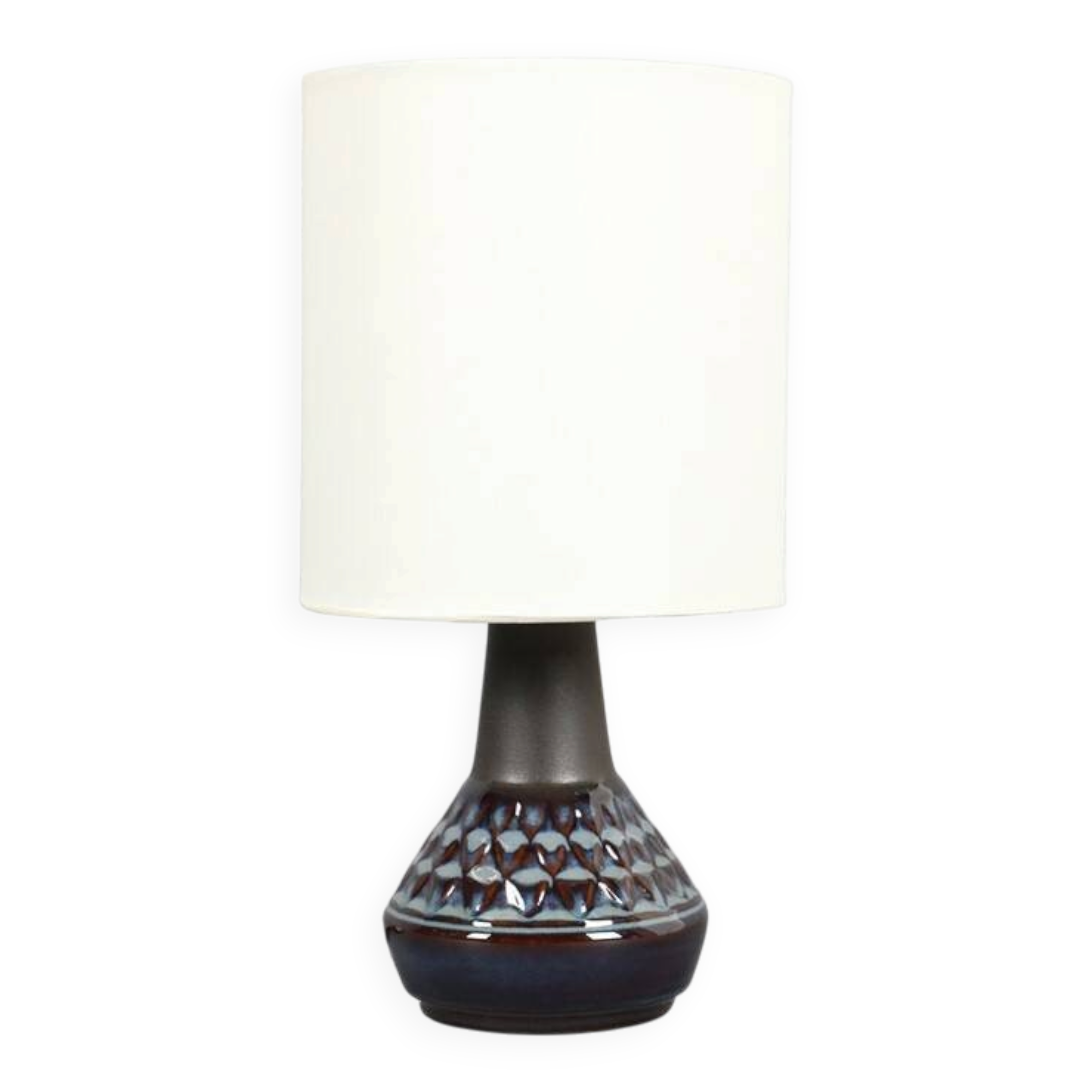 Danish “Blue Series” table lamp by Einar Johansen for Søholm, 1960s