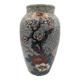 Asian ceramic vase with classic floral pattern