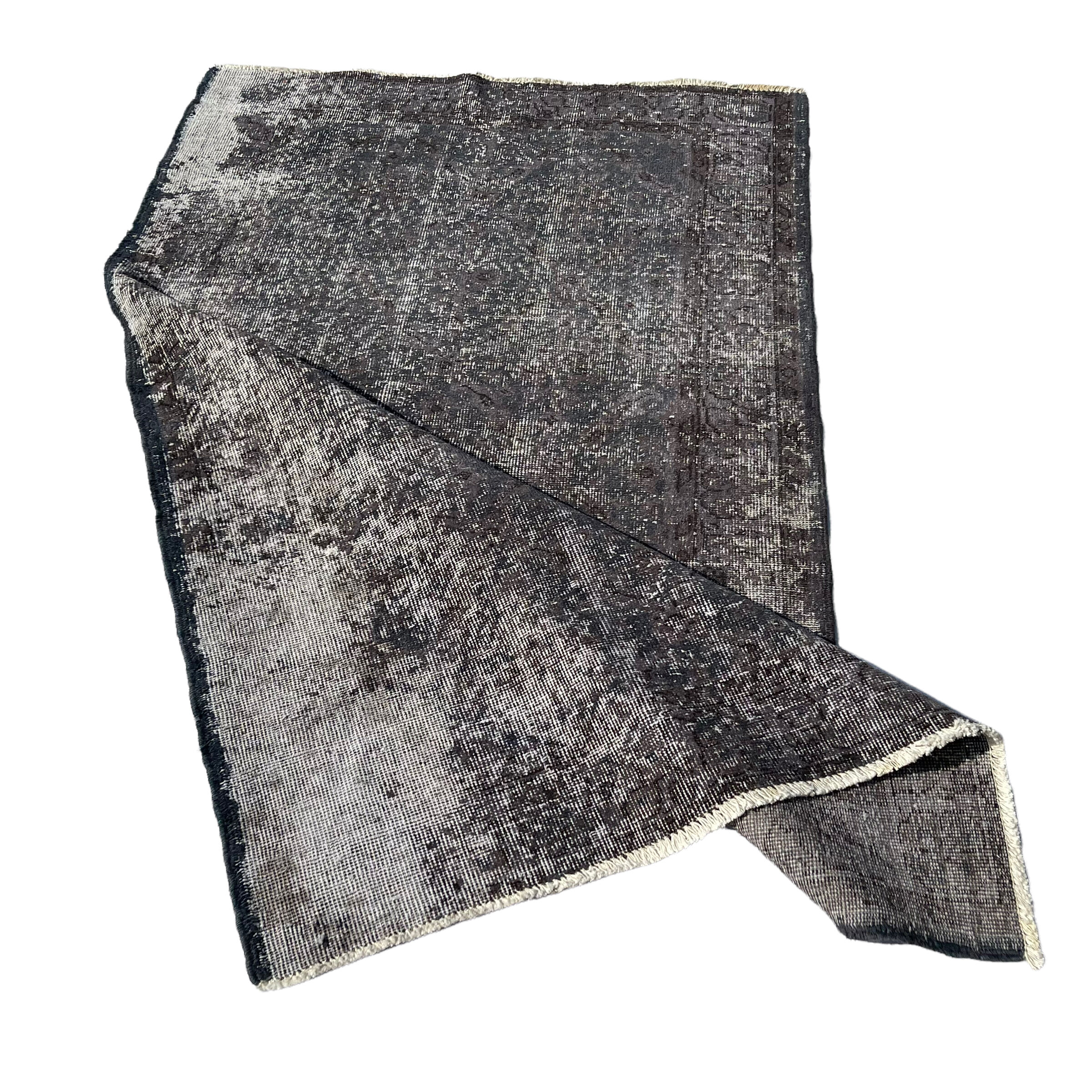 Vintage distressed turkish rug 194 x 117 cm