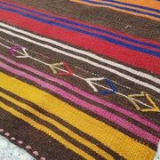 Kilim turc vintage tissé main 152x318 cm