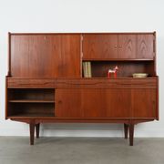 Teak highboard, Danish design, 1960s, production: Denmark