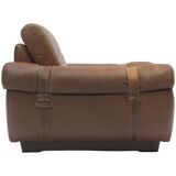 Leather armchair Brazil, 1960s