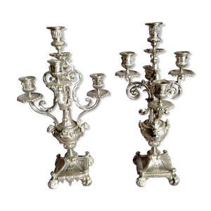 paire de candélabres
