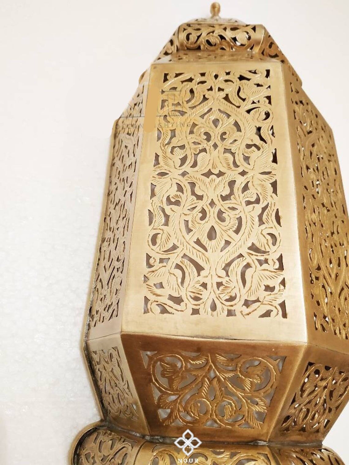 Moroccan Wall Lights Lamp - Handcrafted Copper & Brass Sconce
