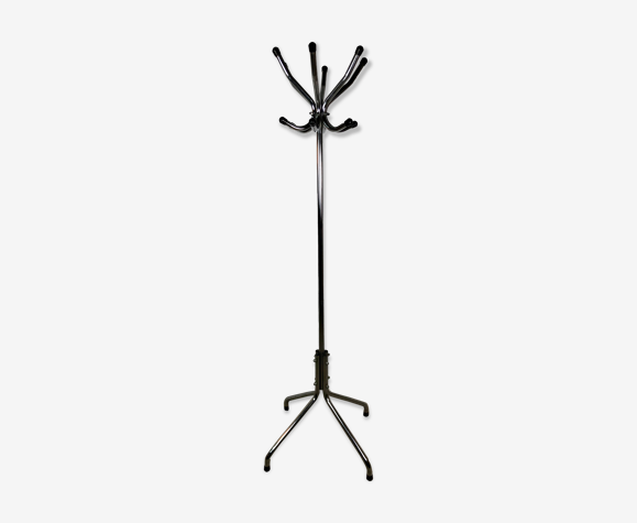 Porte manteaux en acier chromé vintage 70