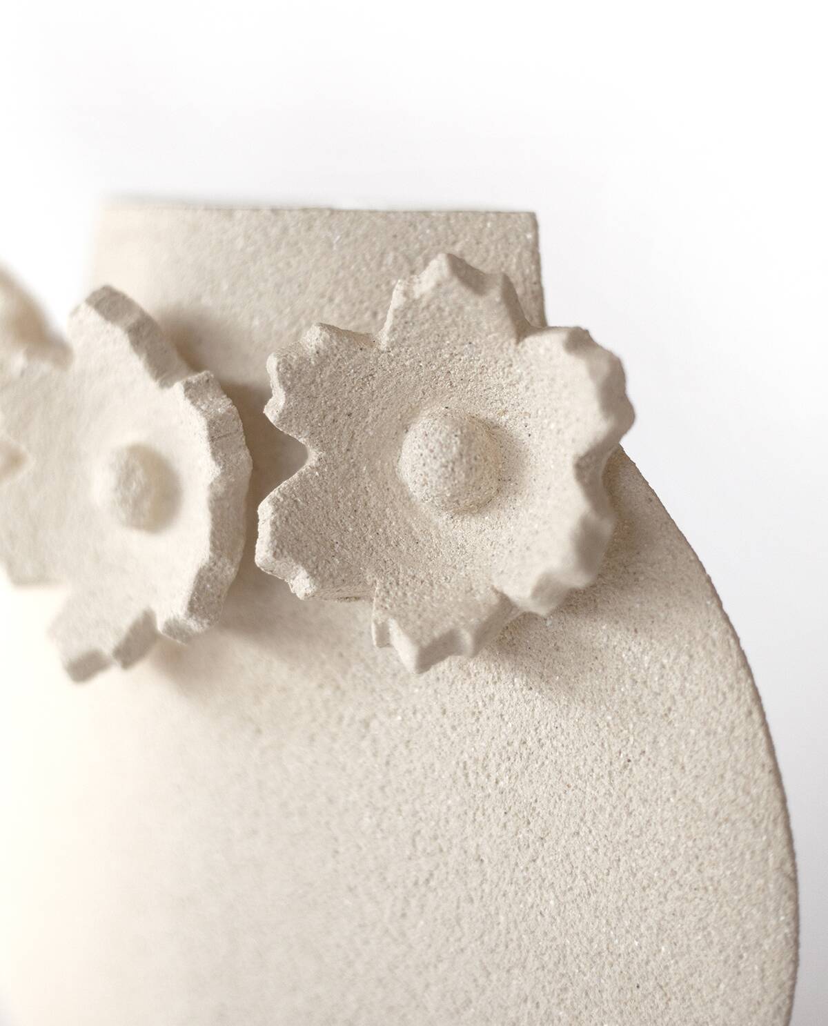 Ceramic Vase 'Sculptural Flowers - Dal'