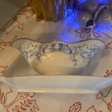 Mozart pattern earthenware gravy boat stamped Sarreguemines