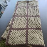 Plaid or vintage wool blanket.