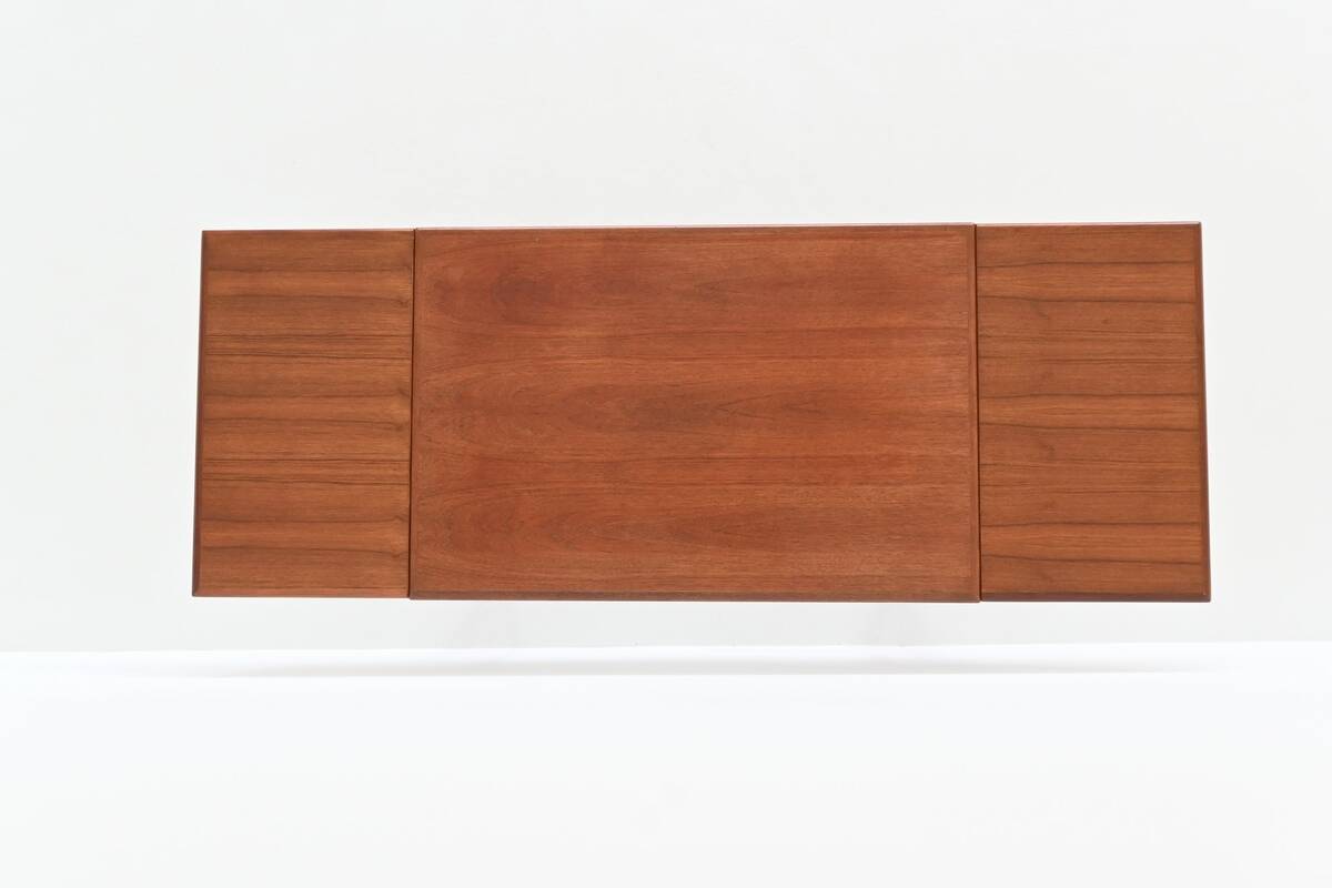 Table à manger extensible scandinave en teck, Danemark 1960