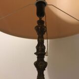 Brass floor lamp
