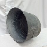 Old zinc basin oval shape with two handles
