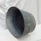 Old zinc basin oval shape with two handles